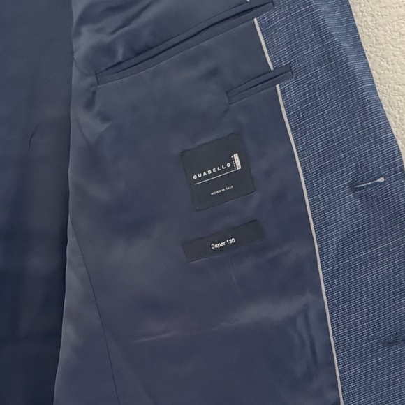 Hugo Boss Phoenix Madisen Men's Suit Two Piece Blue Comfort Fit 100% Wool 40L - Picture 14 of 16